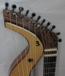 Harp guitar head