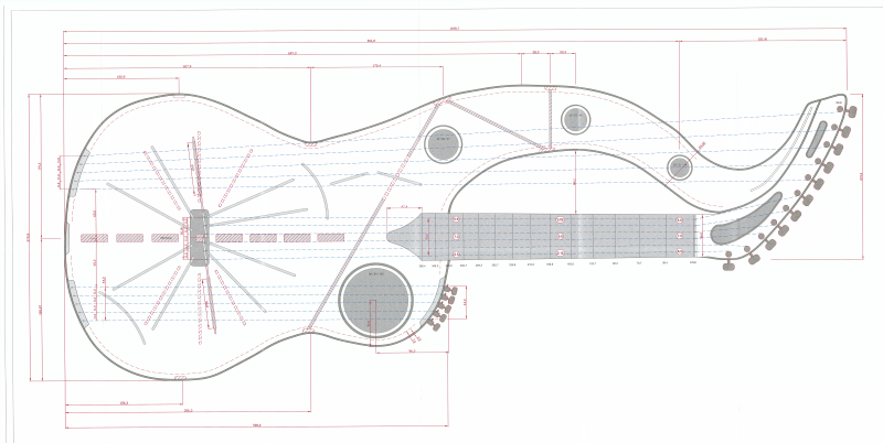 Harp guitar plan